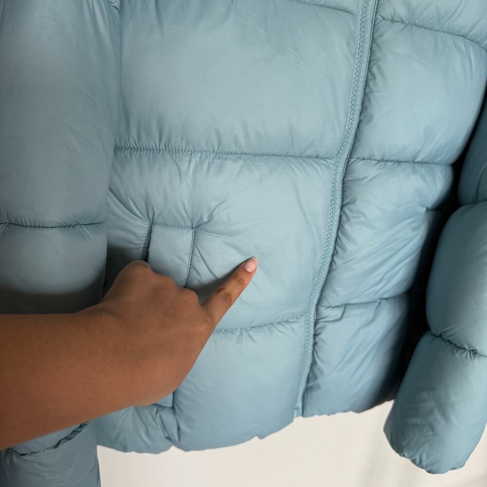 NOIZE x Jillian Harris Jilly Box Avalon Women Puffer Jacket Medium Aero Blue Ski - Picture 5 of 16